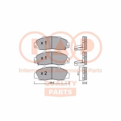 IAP 704-06060P Brake Pad Set, disc brake 70406060P