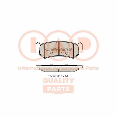 IAP 704-20035G Brake Pad Set, disc brake 70420035G