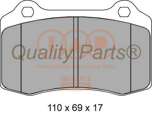 IAP 704-02075 Brake Pad Set, disc brake 70402075