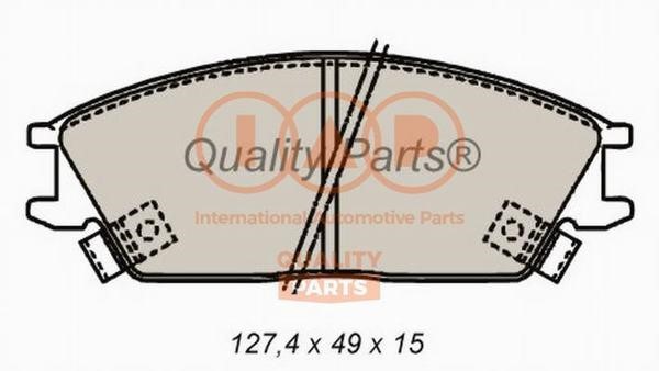 IAP 704-07020X Brake Pad Set, disc brake 70407020X