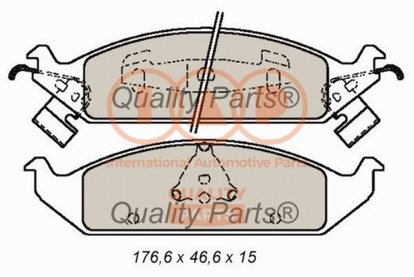 IAP 704-02040 Brake Pad Set, disc brake 70402040