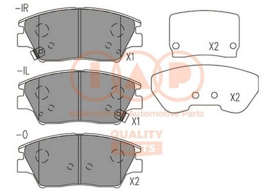 IAP 704-18070 Brake Pad Set, disc brake 70418070