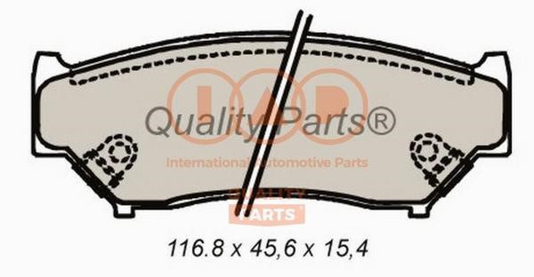 IAP 704-16051X Brake Pad Set, disc brake 70416051X