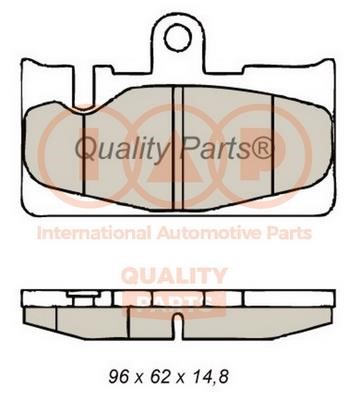 IAP 704-17145 Brake Pad Set, disc brake 70417145