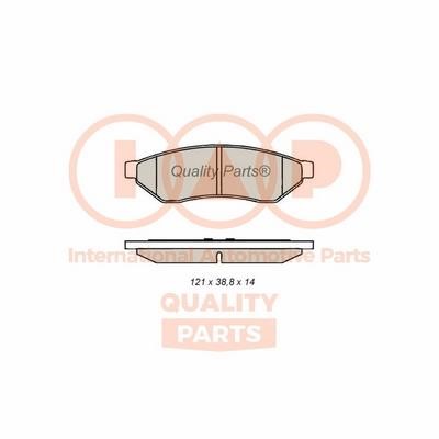 IAP 704-20042X Brake Pad Set, disc brake 70420042X