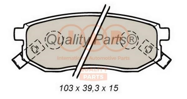 IAP 704-21045 Brake Pad Set, disc brake 70421045
