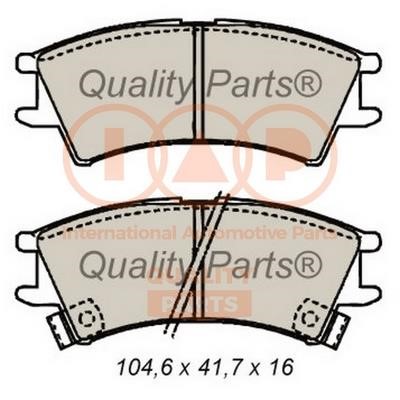 IAP 704-07090 Brake Pad Set, disc brake 70407090