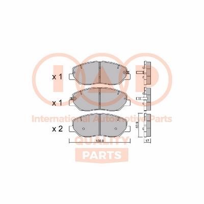 IAP 704-07088P Brake Pad Set, disc brake 70407088P