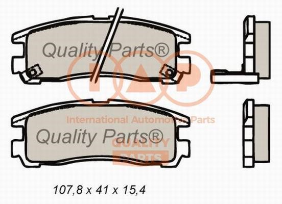 IAP 704-12053X Brake Pad Set, disc brake 70412053X