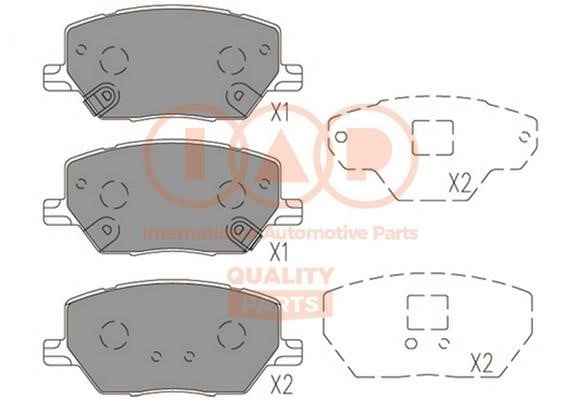 IAP 704-10080 Brake Pad Set, disc brake 70410080