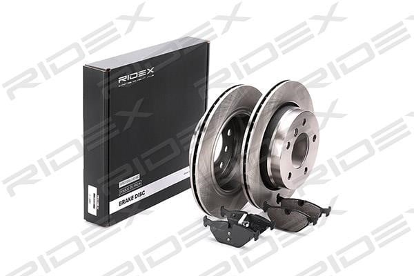 Ridex 3405B0024 Rear ventilated brake discs with pads, set 3405B0024