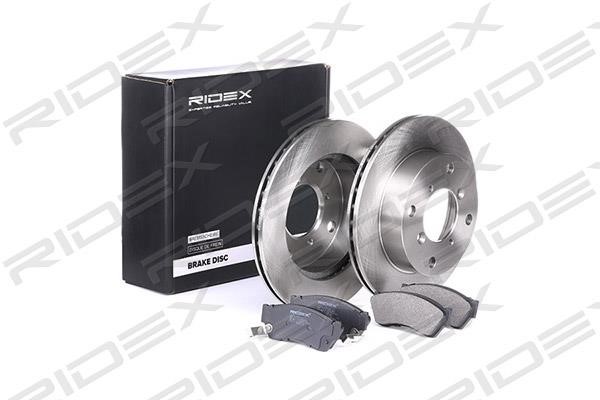 Ridex 3405B0190 Front ventilated brake discs with pads, set 3405B0190