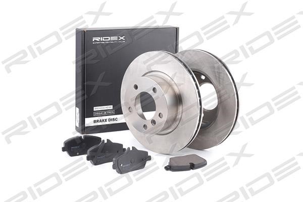 Ridex 3405B0212 Front ventilated brake discs with pads, set 3405B0212