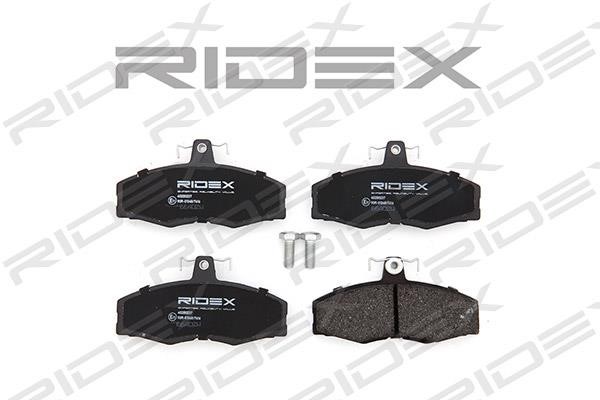 Ridex 402B0237 Brake Pad Set, disc brake 402B0237
