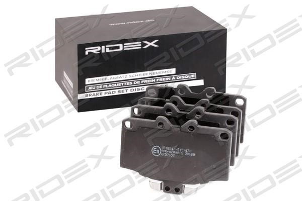 Ridex 402B0988 Brake Pad Set, disc brake 402B0988