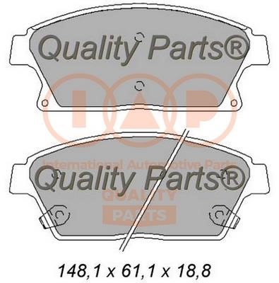 IAP 704-20101 Brake Pad Set, disc brake 70420101