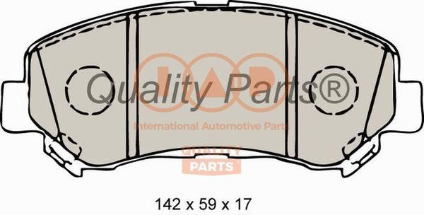 IAP 704-13102X Brake Pad Set, disc brake 70413102X