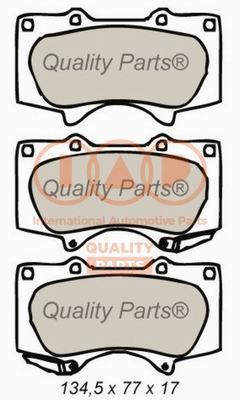 IAP 704-17053X Brake Pad Set, disc brake 70417053X