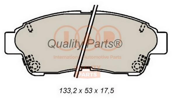 IAP 704-17092 Brake Pad Set, disc brake 70417092