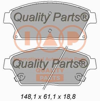 IAP 704-20101X Brake Pad Set, disc brake 70420101X