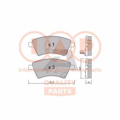 IAP 704-16100P Brake Pad Set, disc brake 70416100P