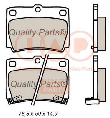 IAP 704-12025 Brake Pad Set, disc brake 70412025