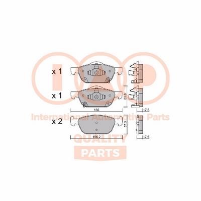 IAP 704-06044P Brake Pad Set, disc brake 70406044P