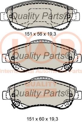 IAP 704-06065 Brake Pad Set, disc brake 70406065
