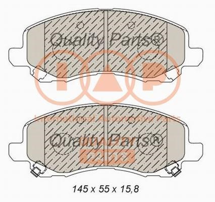 IAP 704-10070 Brake Pad Set, disc brake 70410070