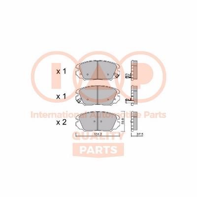IAP 704-07037P Brake Pad Set, disc brake 70407037P