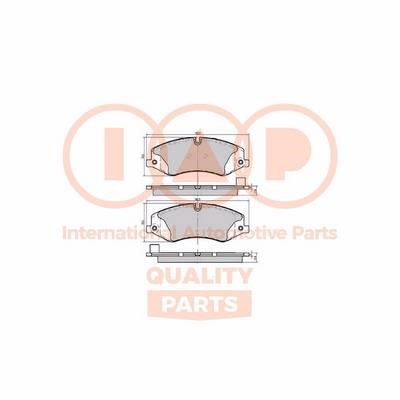IAP 704-14080X Brake Pad Set, disc brake 70414080X