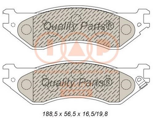 IAP 704-04021 Brake Pad Set, disc brake 70404021
