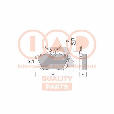 IAP 704-12084P Brake Pad Set, disc brake 70412084P