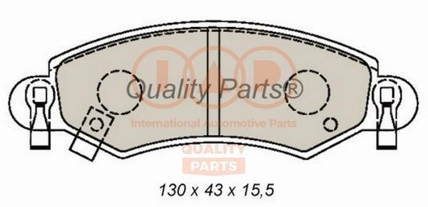 IAP 704-16097 Brake Pad Set, disc brake 70416097