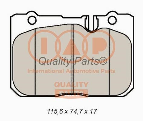 IAP 704-17143X Brake Pad Set, disc brake 70417143X
