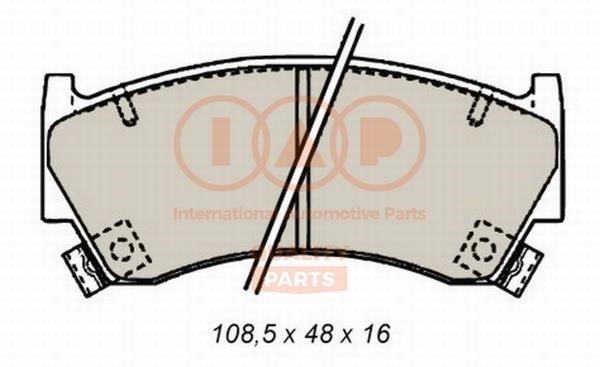 IAP 704-13088 Brake Pad Set, disc brake 70413088