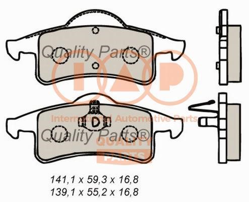 IAP 704-10045X Brake Pad Set, disc brake 70410045X