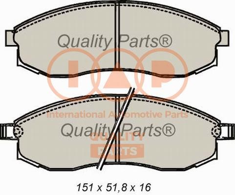 IAP 704-12032X Brake Pad Set, disc brake 70412032X