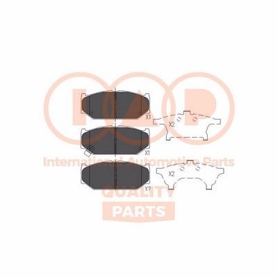 IAP 704-16067X Brake Pad Set, disc brake 70416067X