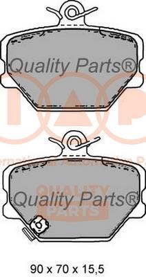 IAP 704-00100 Brake Pad Set, disc brake 70400100