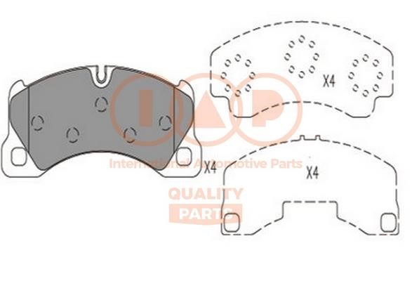 IAP 704-50000 Brake Pad Set, disc brake 70450000