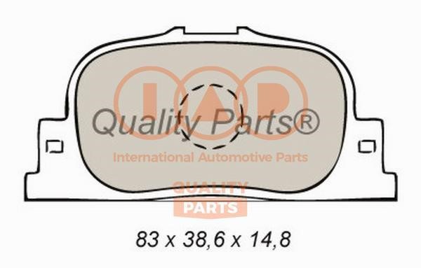 IAP 704-17103X Brake Pad Set, disc brake 70417103X