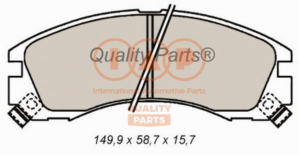 IAP 704-12021X Brake Pad Set, disc brake 70412021X