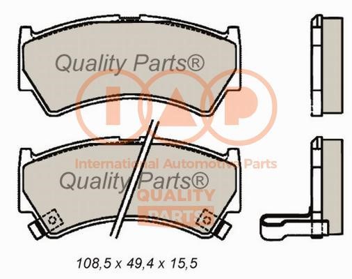 IAP 704-16091X Brake Pad Set, disc brake 70416091X