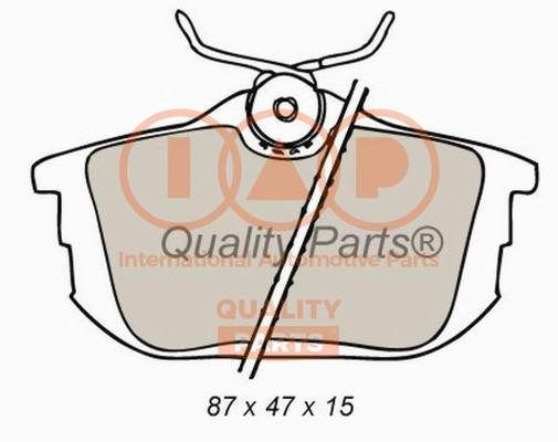IAP 704-12084X Brake Pad Set, disc brake 70412084X