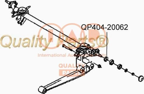 IAP 404-20062 Shaft Seal, wheel hub 40420062