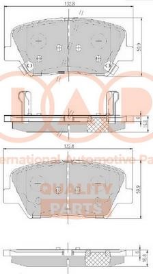 IAP 704-07100 Brake Pad Set, disc brake 70407100