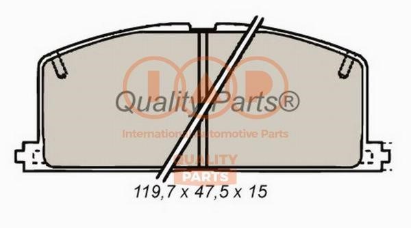 IAP 704-17090 Brake Pad Set, disc brake 70417090