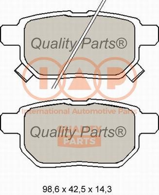 IAP 704-17008X Brake Pad Set, disc brake 70417008X