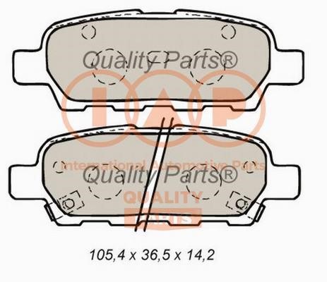 IAP 704-13101X Brake Pad Set, disc brake 70413101X